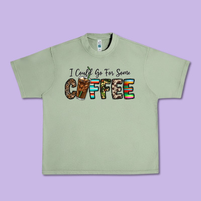 I Could Go For Some Coffee Urban Heavy Tee Designed By Cowhidedigitalart