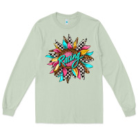 Matcha racing sunflower front Long Sleeve Tee - AdoDesignShop