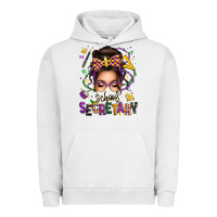 Pigment Lunar Rock mardi gras school secretary caucasian messy bun Urban Hoodie - texasbilliewilder