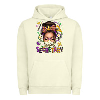 Pigment Pistachio mardi gras school secretary caucasian messy bun Urban Hoodie - texasbilliewilder