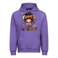 Tulip mardi gras school secretary caucasian messy bun Urban Hoodie - texasbilliewilder