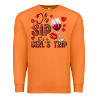 Carrot oh sip its a girls trip Premium Sweatshirt - NancyCooperArtShop