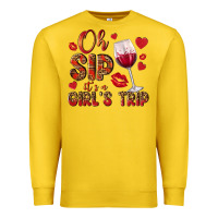 Lemon oh sip its a girls trip Premium Sweatshirt - NancyCooperArtShop