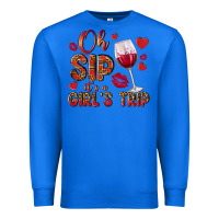 True Royal oh sip its a girls trip Premium Sweatshirt - NancyCooperArtShop