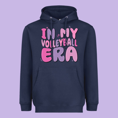 In My Volleyball Era Heavyweight Hoodie Designed By Maliassmallbusiness