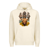 Tofu Western Heifer Cow with crosses Premium Hoodie - LillyAllenDesigns