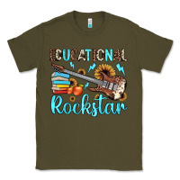 Army Green educational rockstar Classic Tee - JahusDesignShop