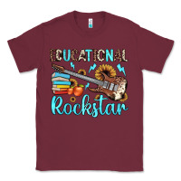 Burgundy educational rockstar Classic Tee - JahusDesignShop