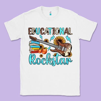 Educational Rockstar Classic Tee Designed By Jahusdesignshop