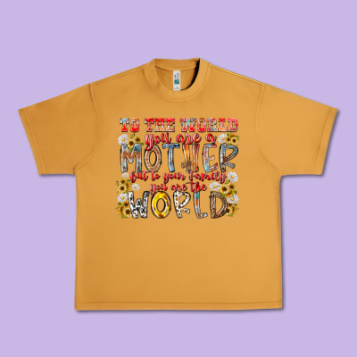 Mother World Urban Heavy Tee Designed By Racoondesign