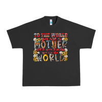 Pigment Black mother world Urban Heavy Tee - RacoonDesign