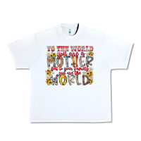 White mother world Urban Heavy Tee - RacoonDesign