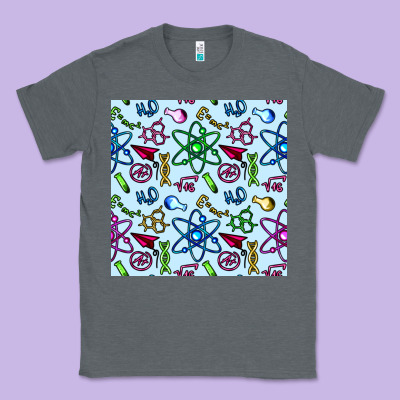 Science Teacher Seamless Pattern Classic Tee Designed By Bundleandbundleshop