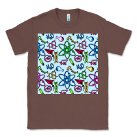 Chestnut Science Teacher Seamless Pattern Classic Tee - BundleAndBundleShop