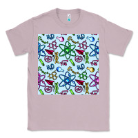 Lilac Science Teacher Seamless Pattern Classic Tee - BundleAndBundleShop