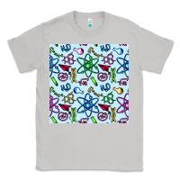 Moon Dust Science Teacher Seamless Pattern Classic Tee - BundleAndBundleShop