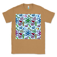 Toasted Coconut Science Teacher Seamless Pattern Classic Tee - BundleAndBundleShop
