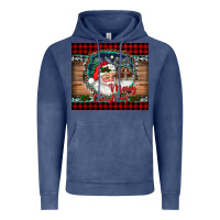 Vintage Denim merry christmas santa and farm Vintage Hoodie - RanaPortraitStore