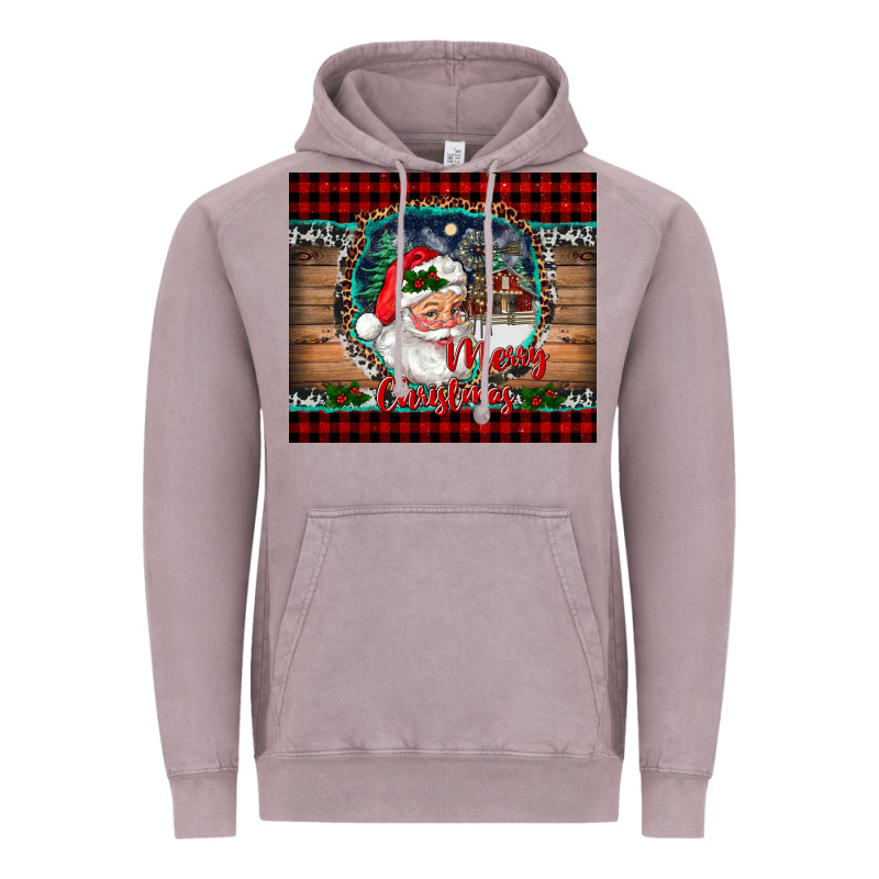 Merry Christmas Santa And Farm Vintage Hoodie by RanaPortraitStore | Teevron