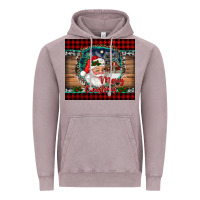 Vintage Zinc merry christmas santa and farm Vintage Hoodie - RanaPortraitStore