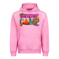 Fuchsia Pink summer camp Urban Hoodie - NancyCooperArtShop