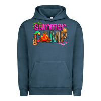 Pigment Midnight Navy summer camp Urban Hoodie - NancyCooperArtShop
