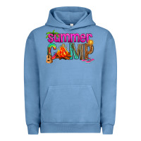 Pigment Pebble Blue summer camp Urban Hoodie - NancyCooperArtShop