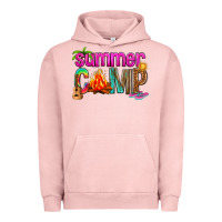 Pigment Salmon summer camp Urban Hoodie - NancyCooperArtShop