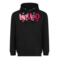 Black valentine's day loved john 3 16 Heavyweight Hoodie - MaliasSmallBusiness