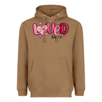 Toasted Coconut valentine's day loved john 3 16 Heavyweight Hoodie - MaliasSmallBusiness
