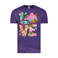 Cloud Purple Love Easter Vintage Tee - Neo Western