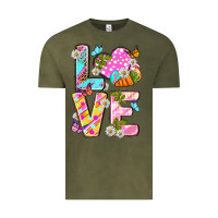 Vintage Olive Love Easter Vintage Tee - Neo Western