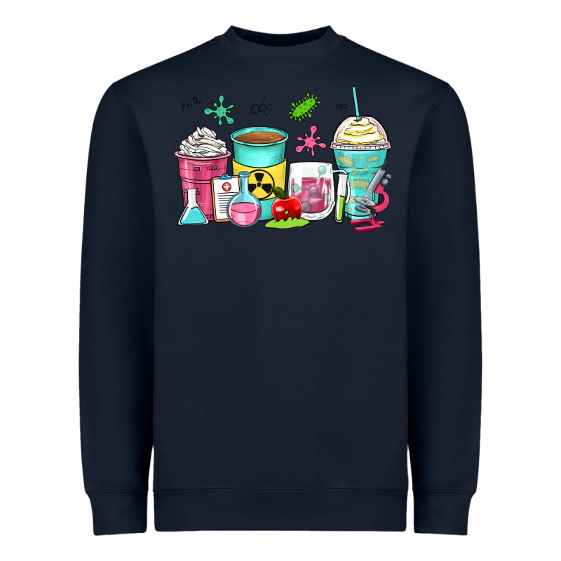 Science Teacher Coffee Cups Heavyweight Sweatshirt by Zillion Design Studio | Teevron