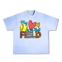 Grape Ice my heart is on that field softball Urban Heavy Tee - HRA Design Shop