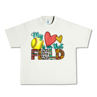 Pistachio my heart is on that field softball Urban Heavy Tee - HRA Design Shop