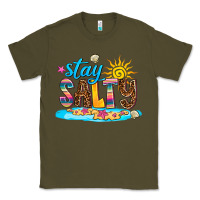 Army Green stay salty Classic Tee - AdoDesignShop