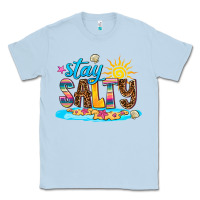 Dusty Blue stay salty Classic Tee - AdoDesignShop