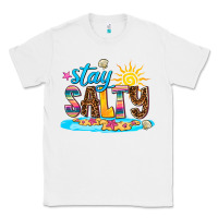 White stay salty Classic Tee - AdoDesignShop