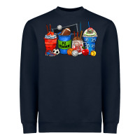 Navy p.e. teacher coffee cups Heavyweight Sweatshirt - Zillion Design Studio