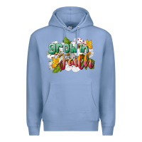 Colony Blue Grow In Faith Premium Hoodie - LillyAllenDesigns