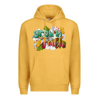 Mustard Grow In Faith Premium Hoodie - LillyAllenDesigns