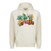 Oatmeal Heather Grow In Faith Premium Hoodie - LillyAllenDesigns