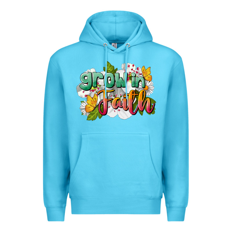 Grow In Faith Premium Hoodie by LillyAllenDesigns | Teevron