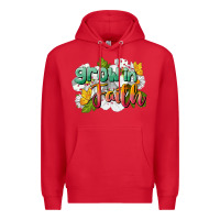 Red Grow In Faith Premium Hoodie - LillyAllenDesigns