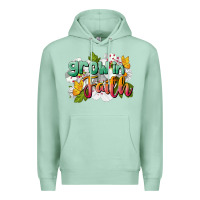 Seafoam Grow In Faith Premium Hoodie - LillyAllenDesigns