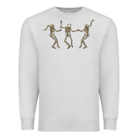 Dove Grey dancing skeletons Premium Sweatshirt - MaliasSmallBusiness