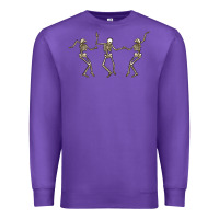 Purple dancing skeletons Premium Sweatshirt - MaliasSmallBusiness