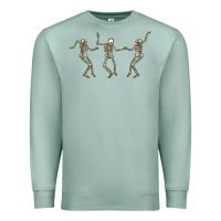 Seafoam dancing skeletons Premium Sweatshirt - MaliasSmallBusiness