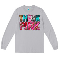 Moon Dust think pink cancer ribbon Long Sleeve Tee - AdoDesignShop