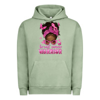 Pigment Oil Green afro messy bun breast cancer warrior Urban Hoodie - texasbilliewilder